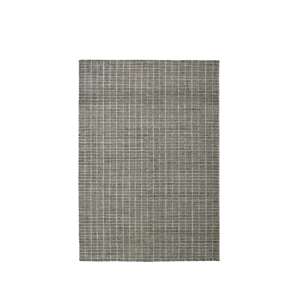 Fabula Living Tanne matta white/black, 170x240 cm | Skandinavisk Design | Ullmattor | Vit