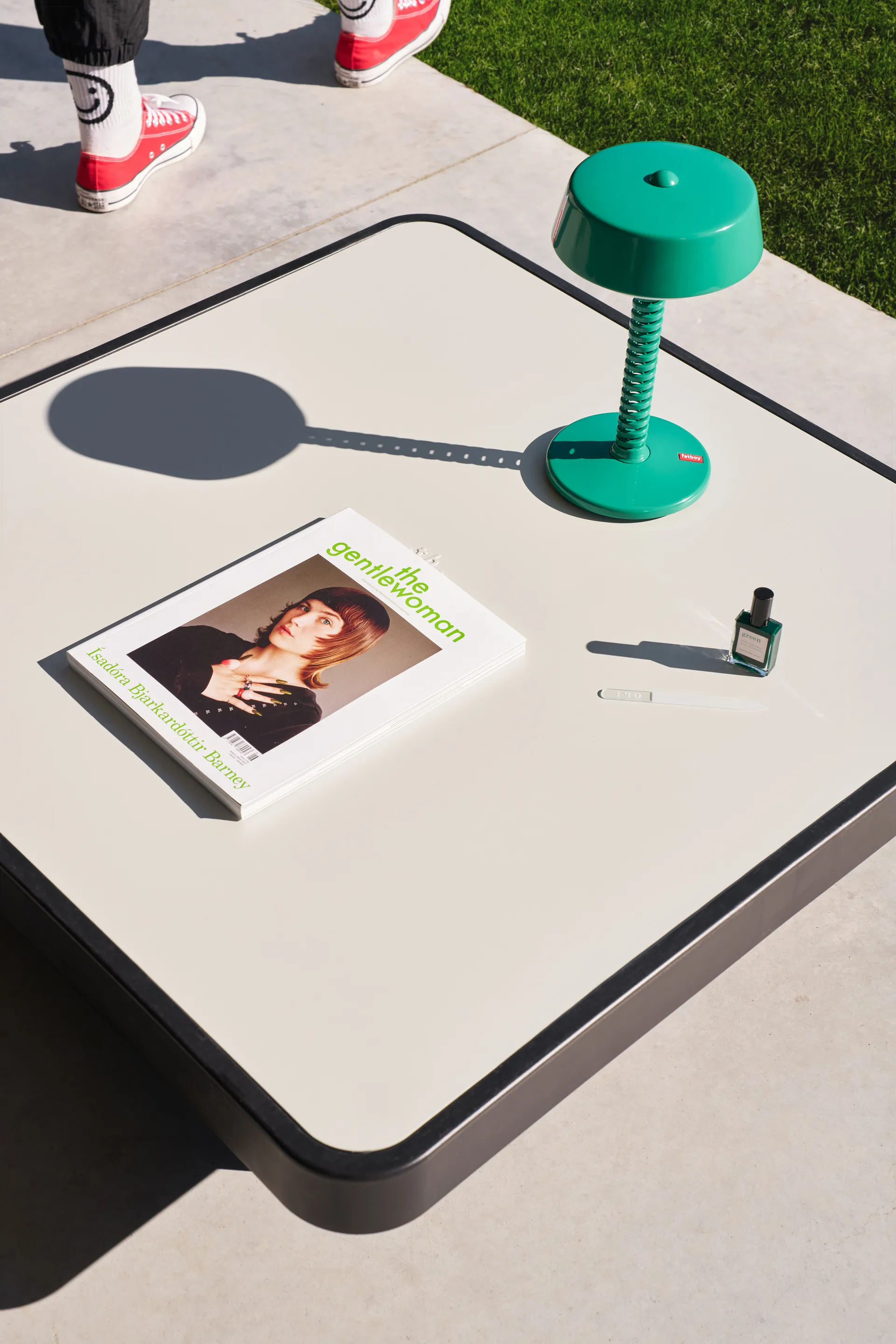 Bellboy portable lampa, Jungle green (blank) Fatboy