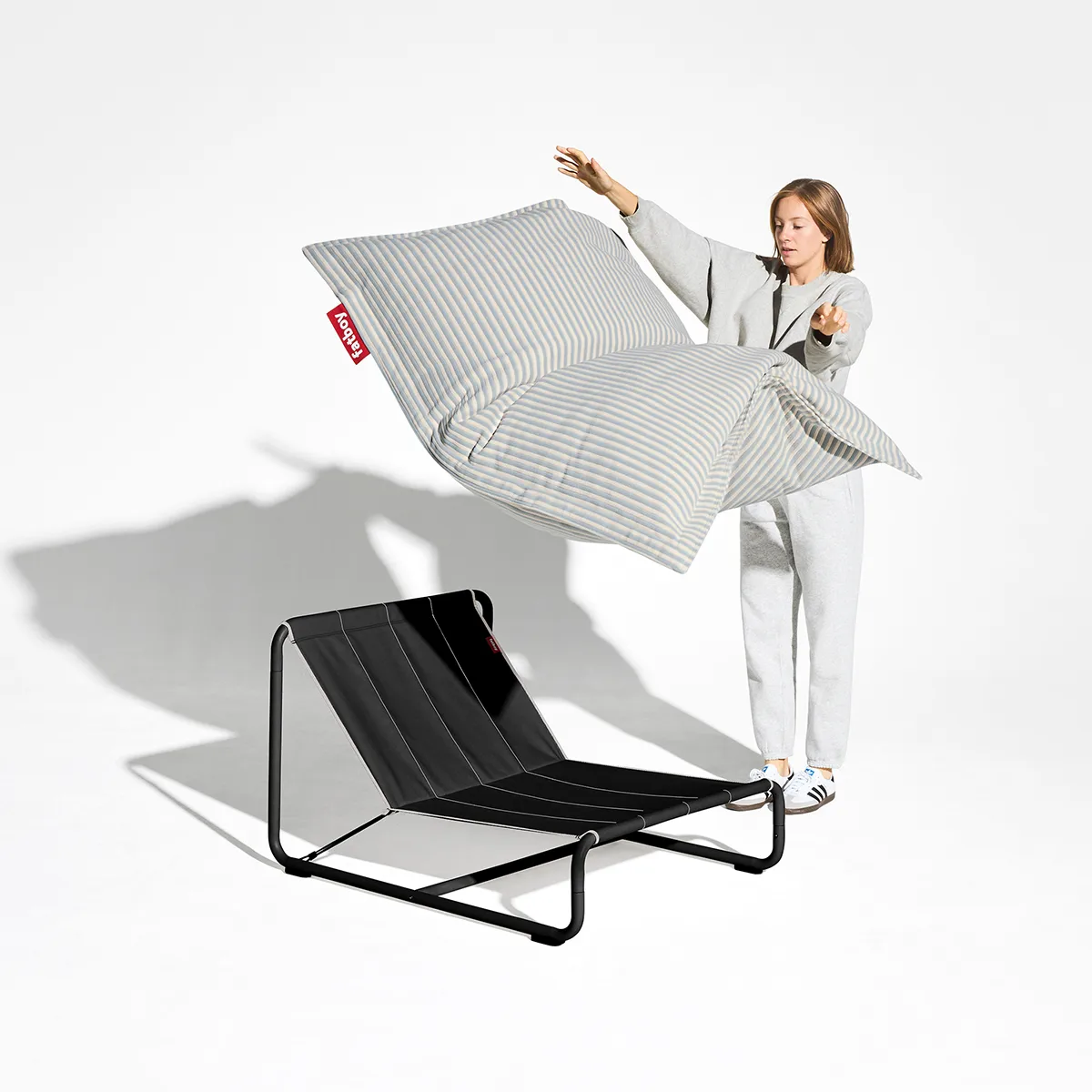 Fatboy Beanbase loungestol, Anthracite Fatboy