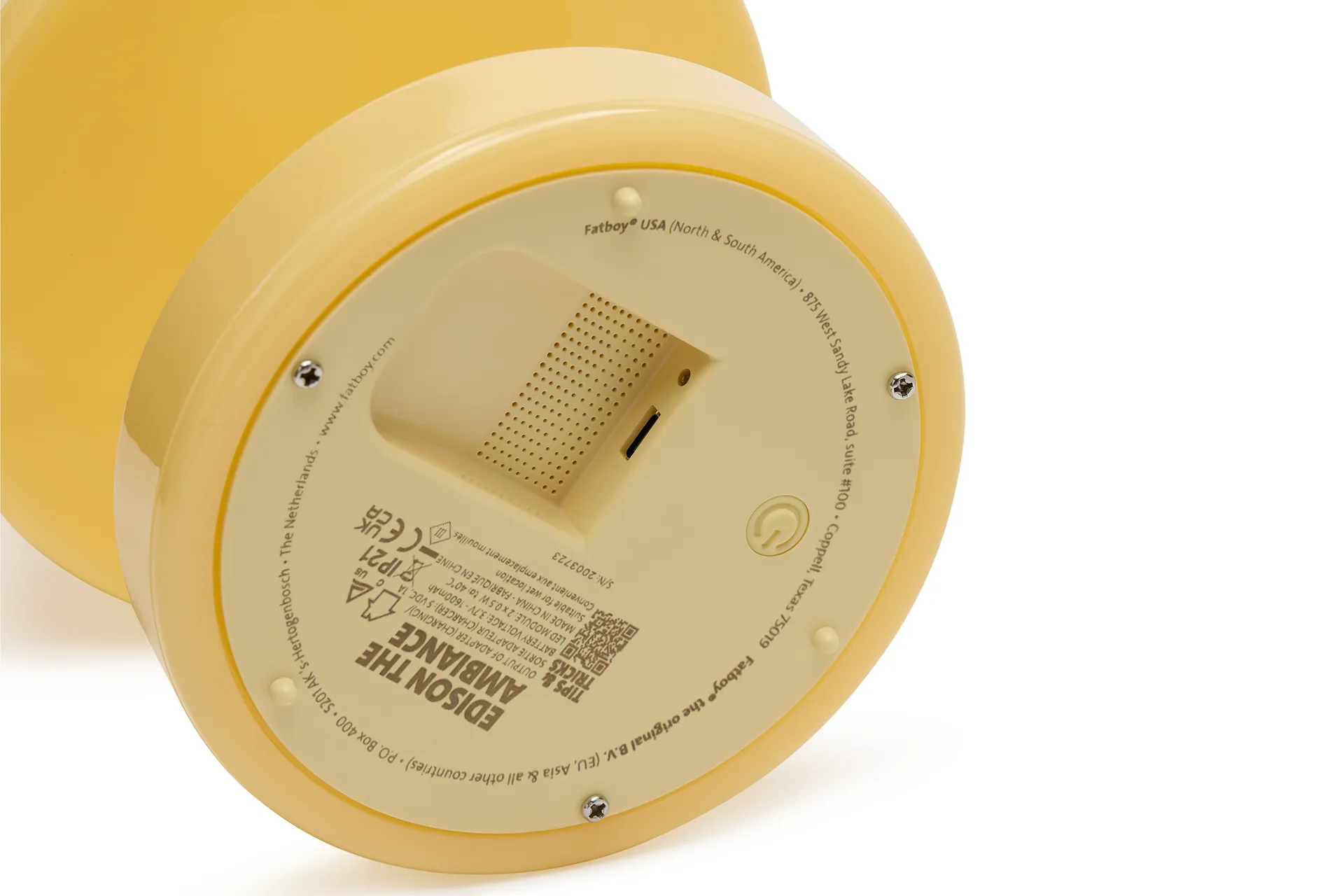 Fatboy Edison the Ambiance portabel bordslampa, Pale yellow, 25 cm Fatboy