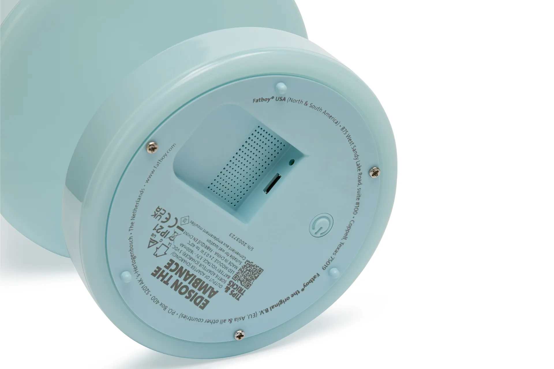 Fatboy Edison the Ambiance portabel bordslampa, Polar blue, 25 cm Fatboy