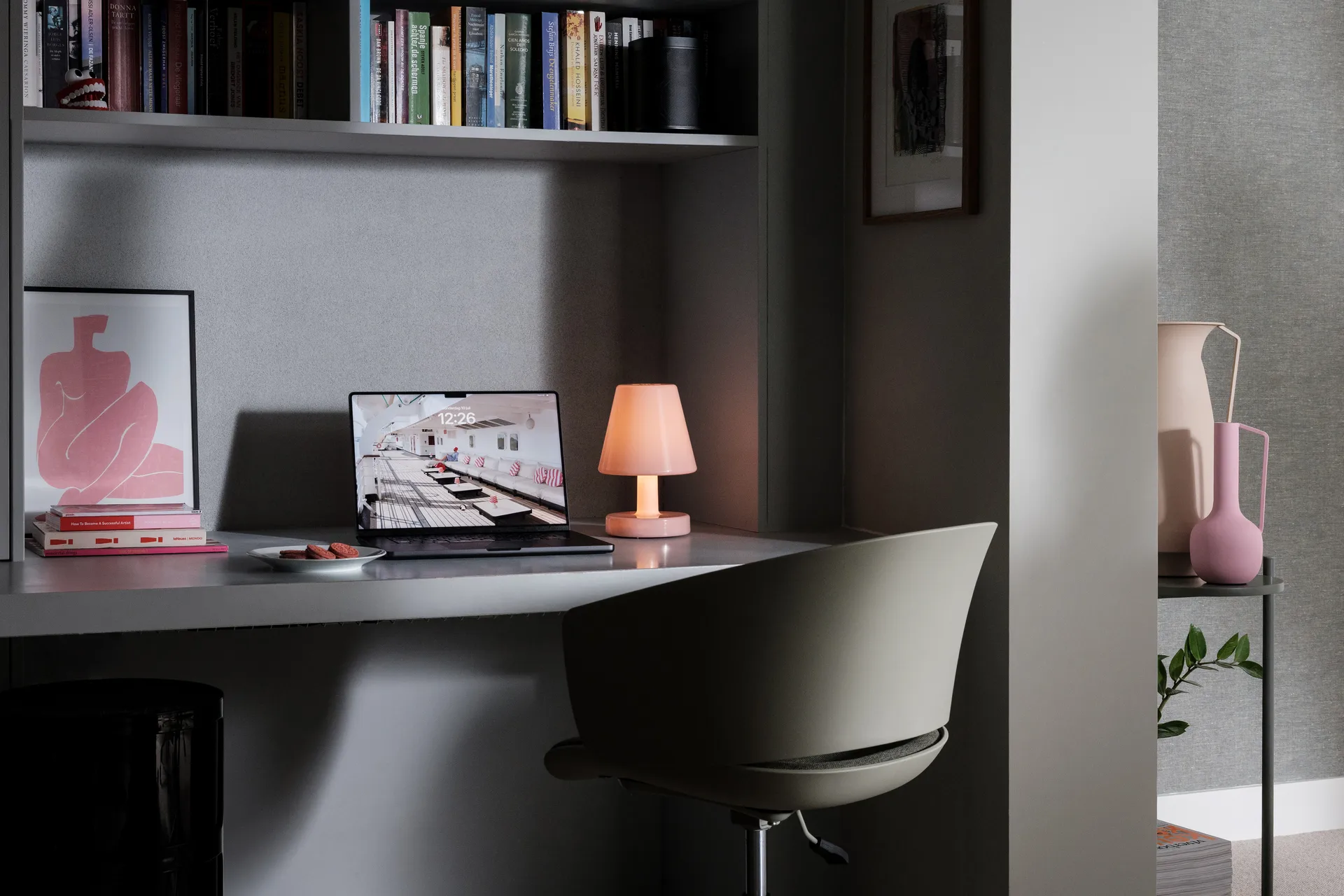 Fatboy Edison the Ambiance portabel bordslampa, Soft pink, 25 cm Fatboy