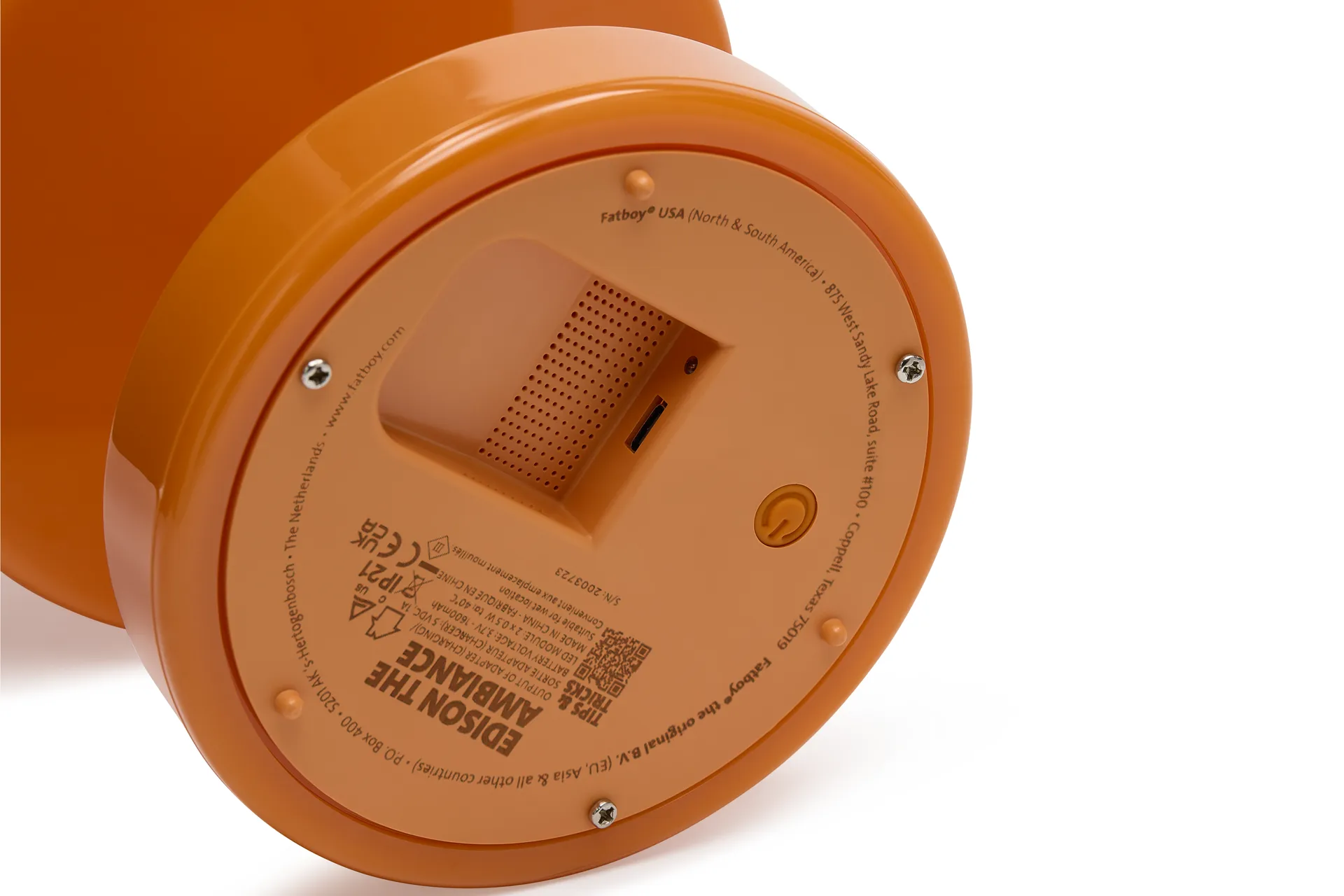 Fatboy Edison the Ambiance portabel bordslampa, Sunny orange, 25 cm Fatboy