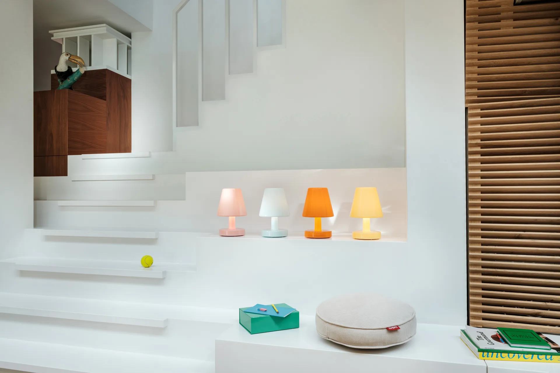 Fatboy Edison the Ambiance portabel bordslampa, Sunny orange, 25 cm Fatboy