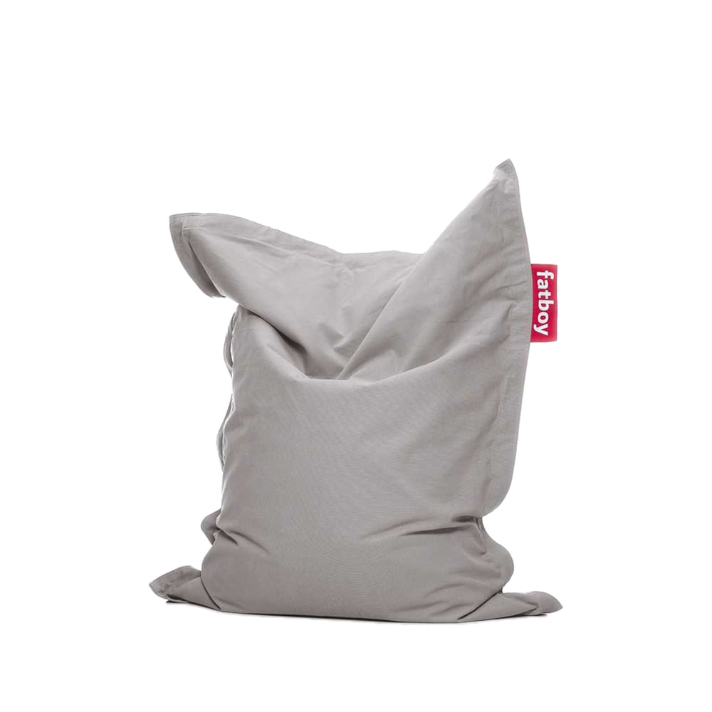 Fatboy Junior Stonewashed sittsäck silver grey | Skandinavisk Design | Sittpuffar | Grå