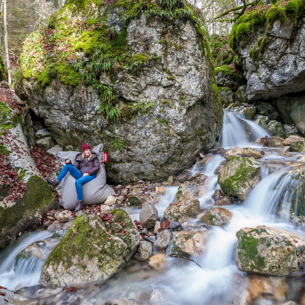 Fatboy original outdoor sittsäck, sunbrella mist Fatboy