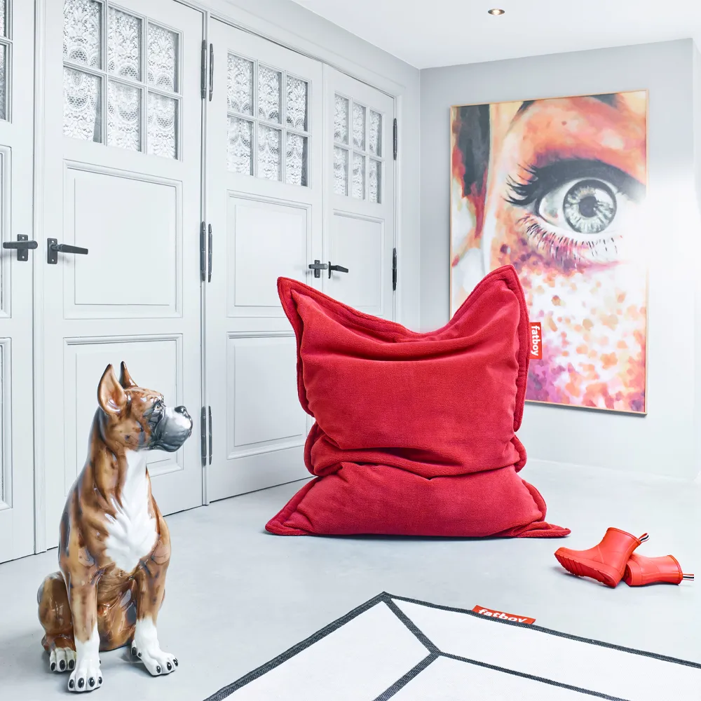 Fatboy Original Slim Teddy sittsäck, Latte Fatboy