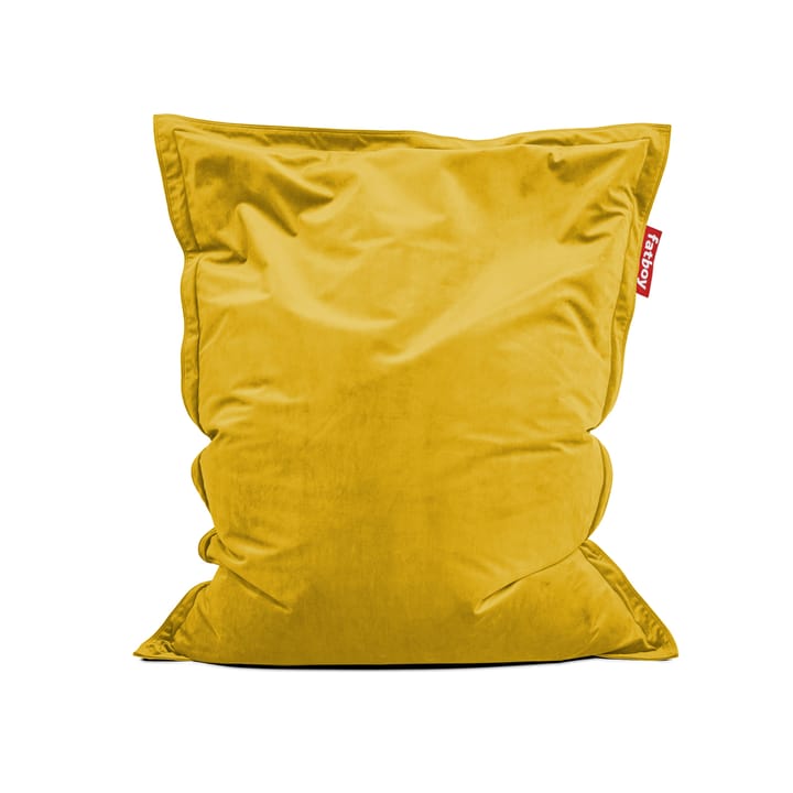 Fatboy Original Slim Velvet sittsäck - gold honey, recycled - Fatboy