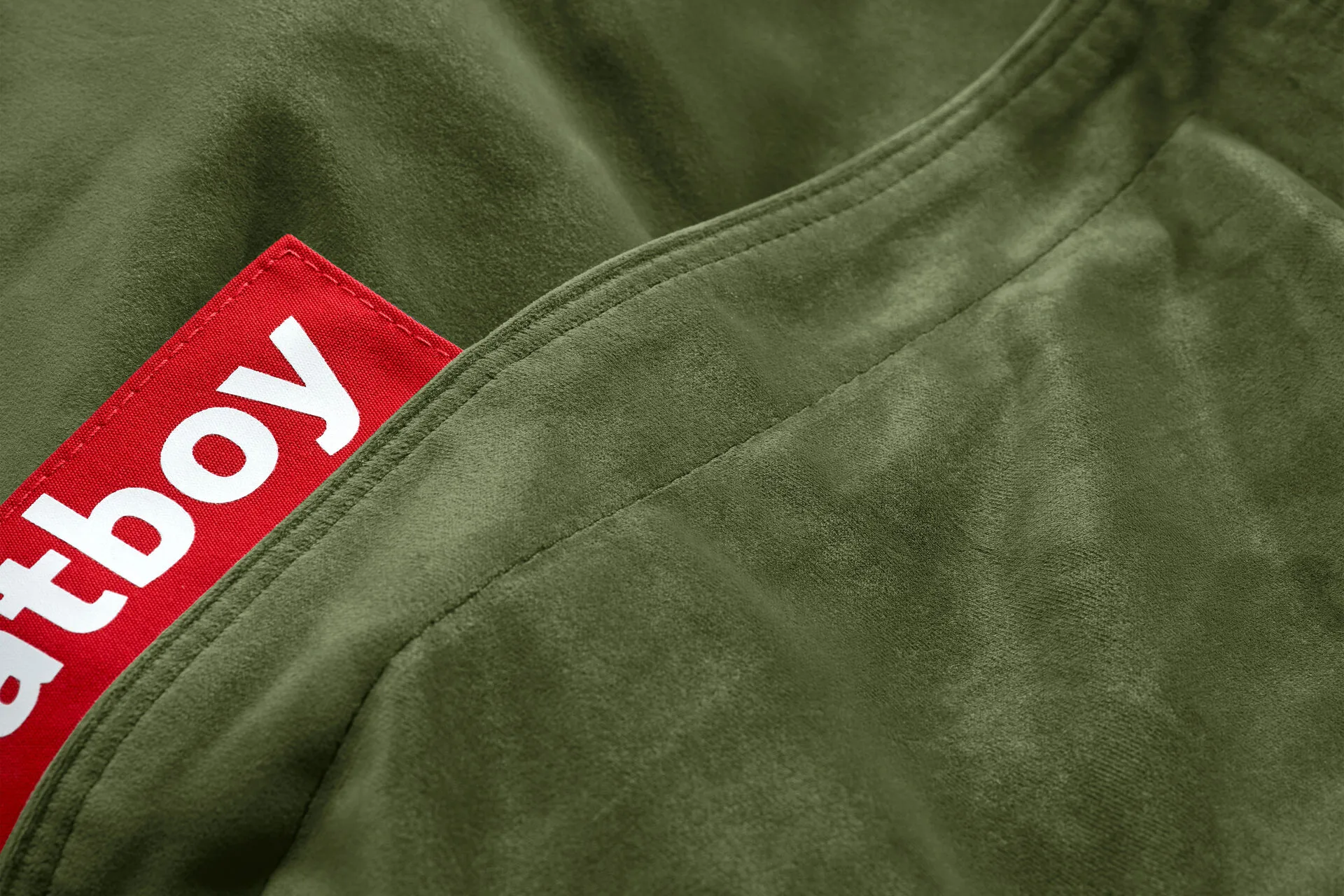 Fatboy Original Slim Velvet sittsäck, Recycled deep green Fatboy
