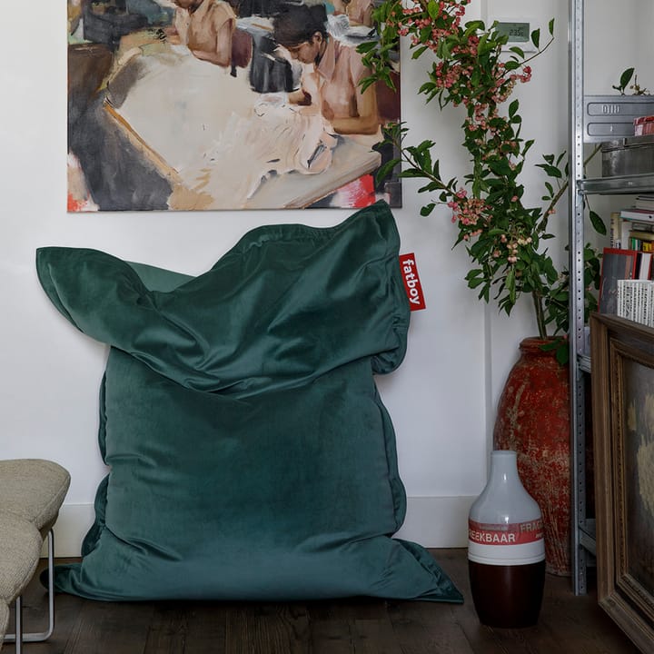 Fatboy Original Slim Velvet sittsäck, rhubarb, recycled Fatboy
