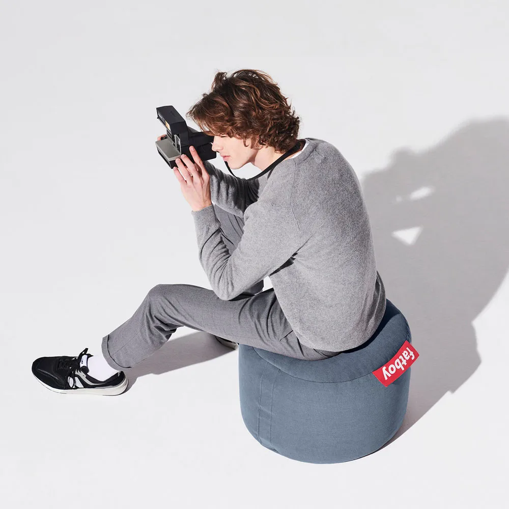 Fatboy Point Stonewashed sittpuff, blue Fatboy