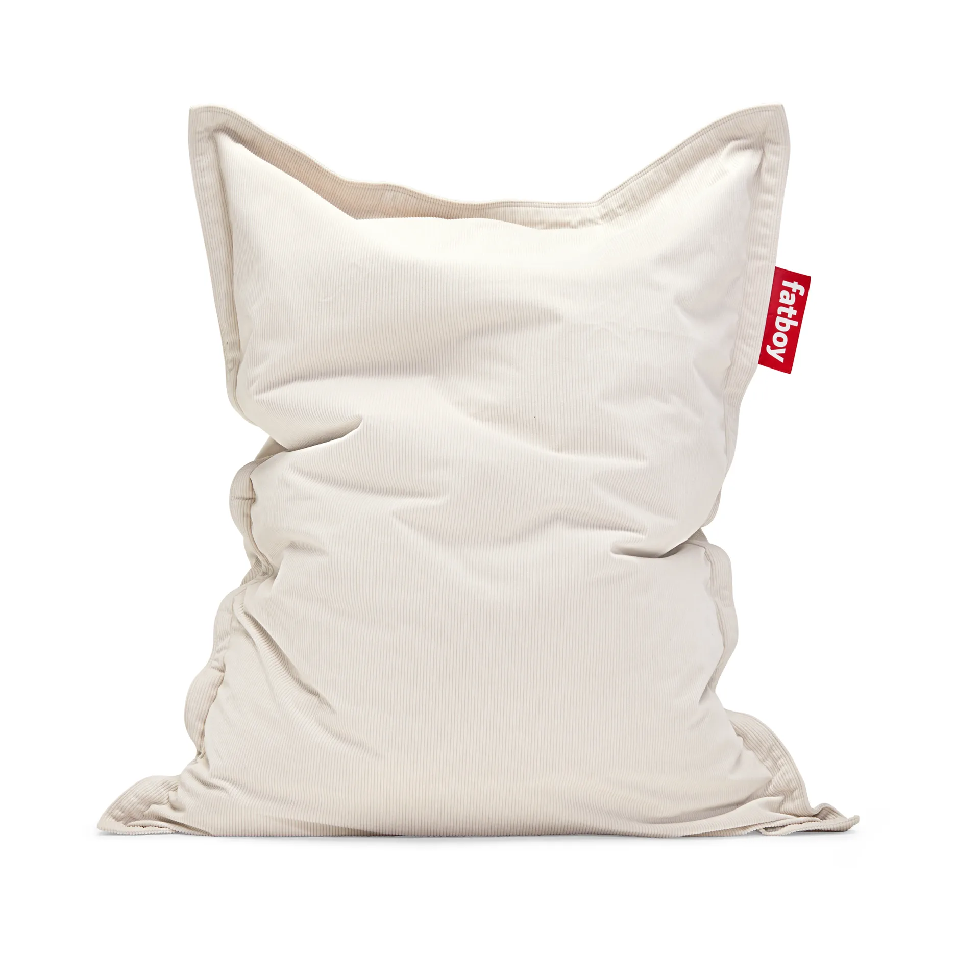 Fatboy recycled original slim cord sittsäck 155x120 cm, Cream Fatboy