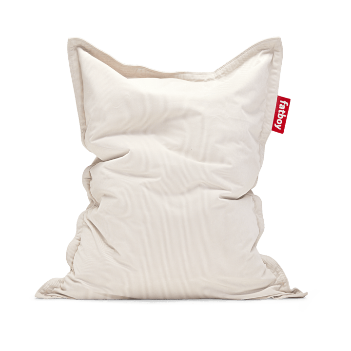 Fatboy recycled original slim cord sittsäck 155x120 cm - Cream - Fatboy