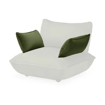 Fatboy Sumo armstöd - Velvet recycled deep green, 35x69x27 cm - Fatboy