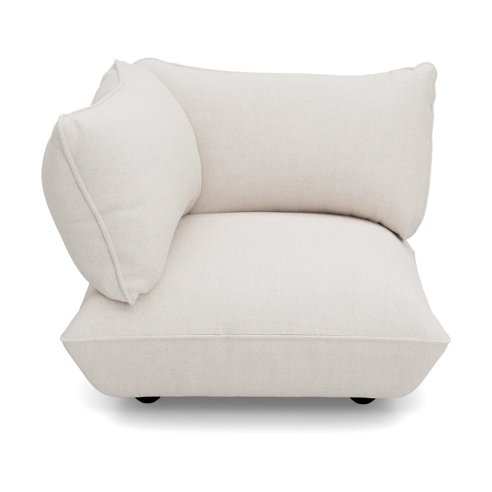 Fatboy Sumo hörnmodul, Boucle recycled creme, 108x108x90 cm Fatboy