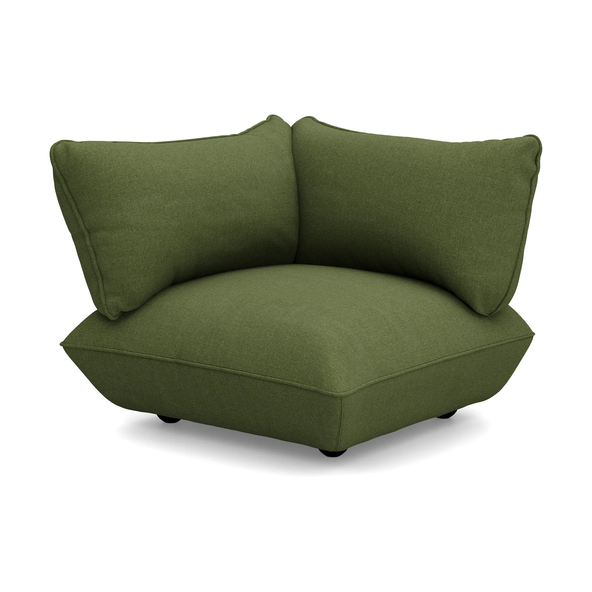 Fatboy Sumo hörnmodul, Boucle recycled leaf green, 108x108x90 cm Fatboy