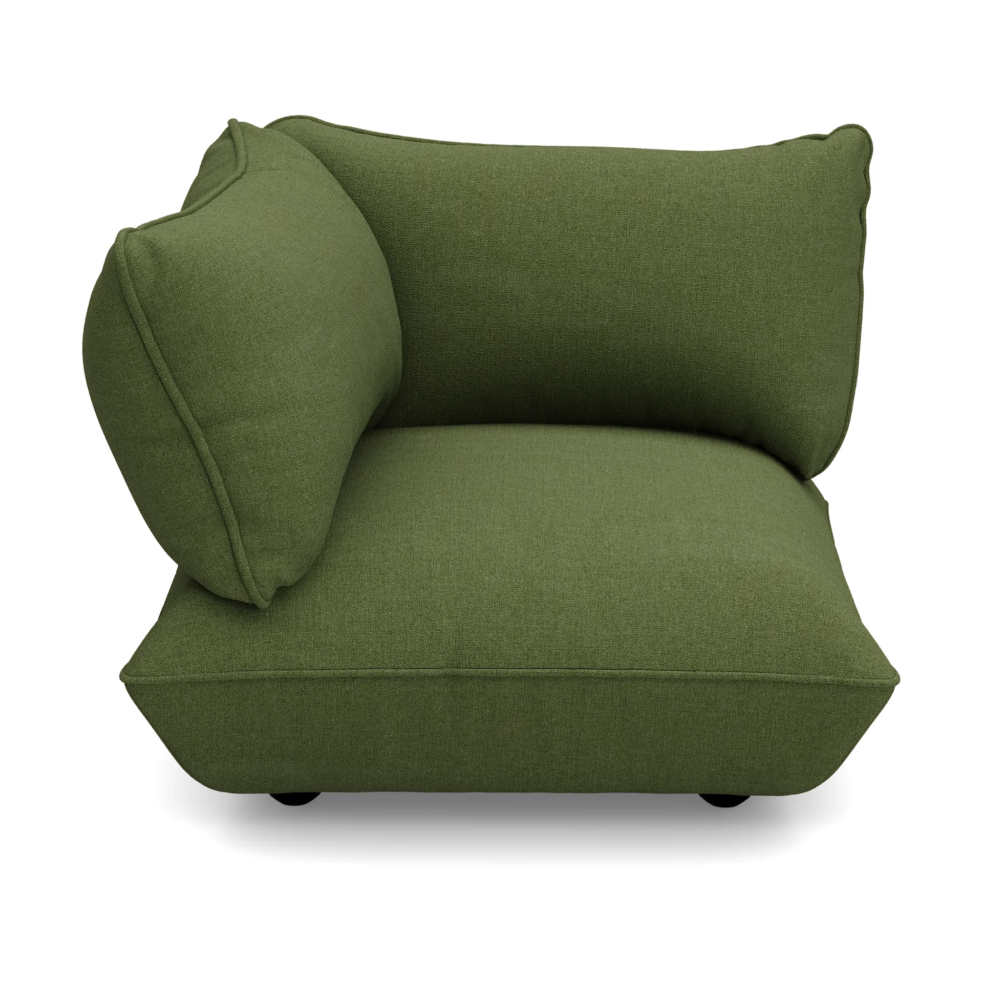 Fatboy Sumo hörnmodul, Boucle recycled leaf green, 108x108x90 cm Fatboy