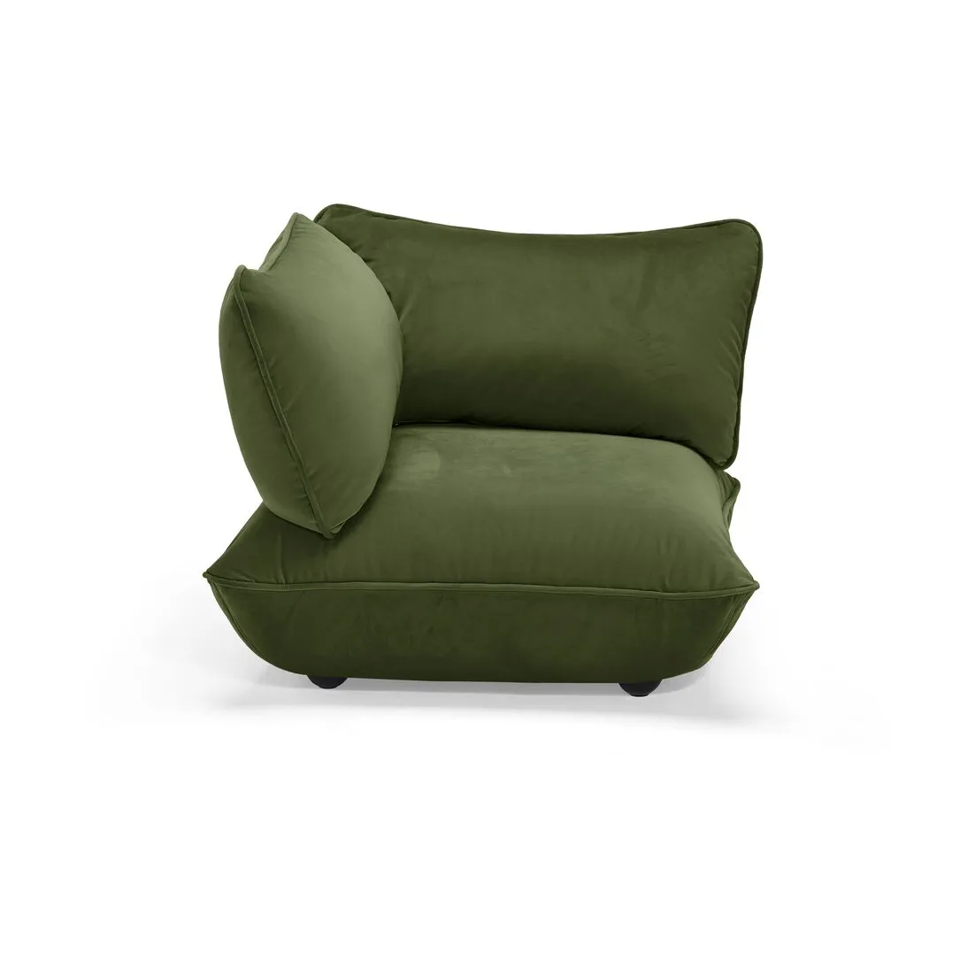 Fatboy Sumo hörnmodul, Velvet recycled deep green, 108x108x90 cm Fatboy