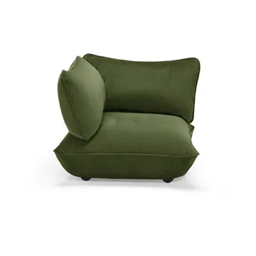 Fatboy Sumo hörnmodul - Velvet recycled deep green, 108x108x90 cm - Fatboy