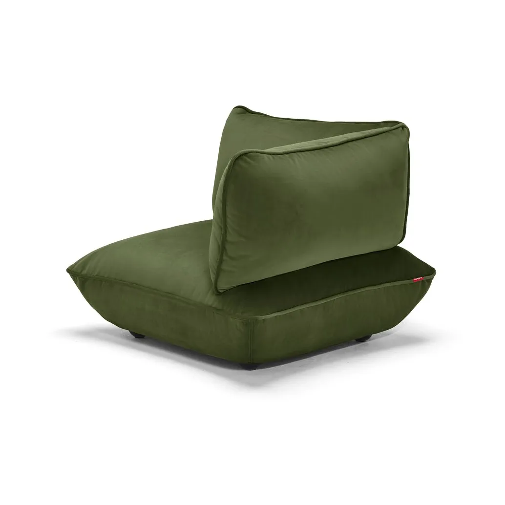Fatboy Sumo hörnmodul, Velvet recycled deep green, 108x108x90 cm Fatboy