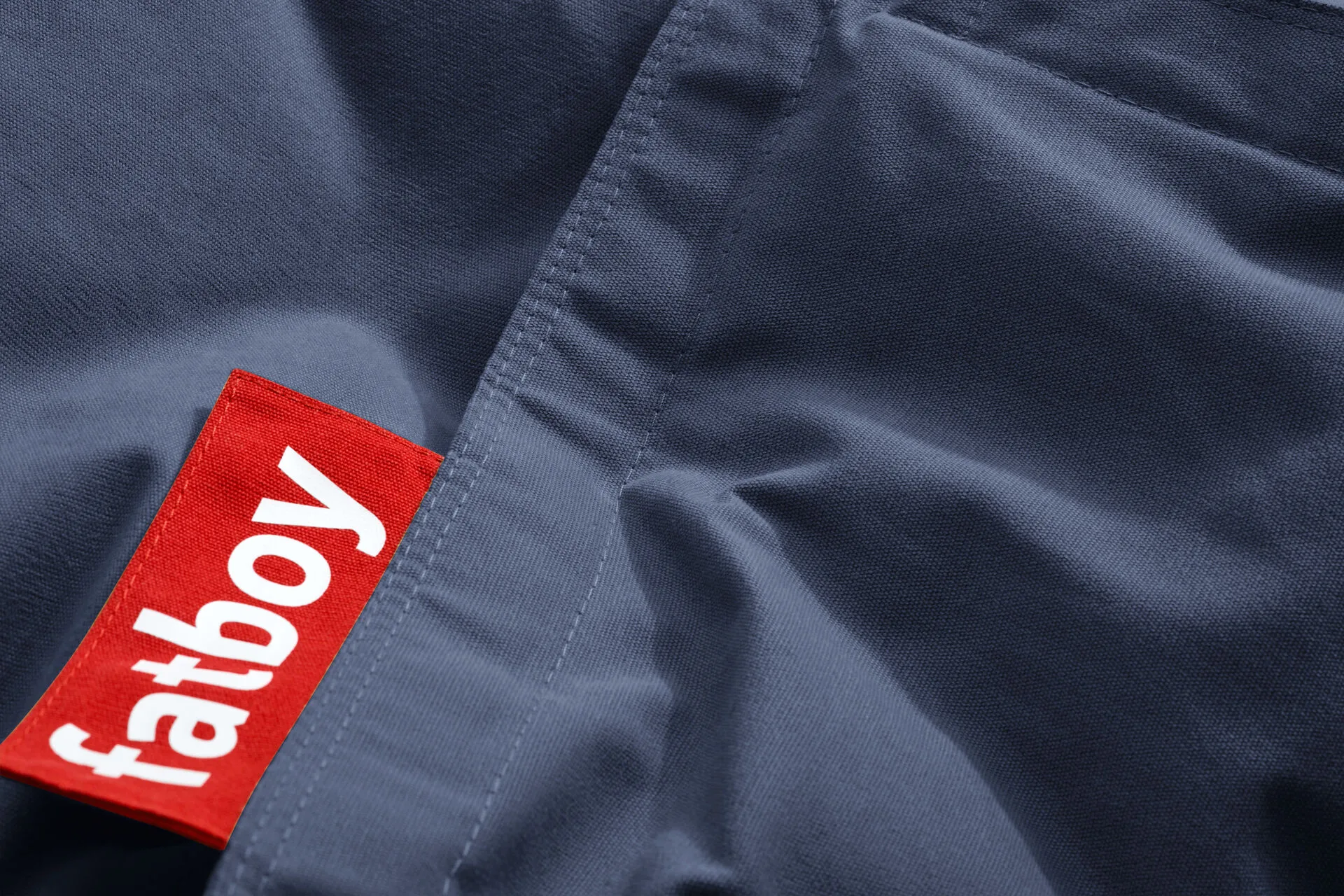 Fatboy the original puffer sittsäck, Canvas recycled crown blue, 180x140 cm Fatboy