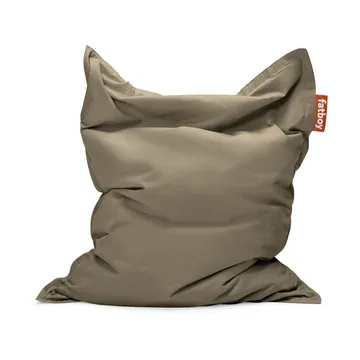 Fatboy the original puffer sittsäck - Canvas recycled taupe grey, 180x140 cm - Fatboy