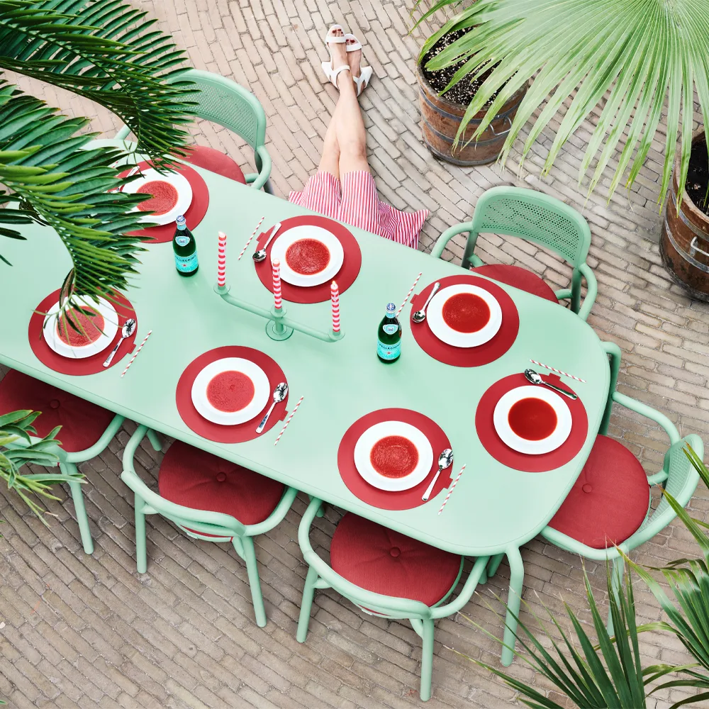 Fatboy Toni stolsdyna Ø42 cm, thunder grey Fatboy