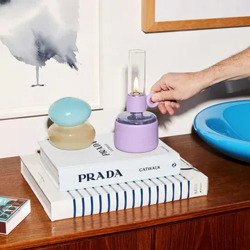 Flamtastique XS oljelampa - Lilac - Fatboy