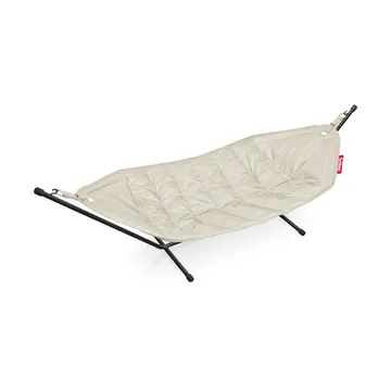 Headdemock hängmatta - Cream, inkl. ställning svart - Fatboy