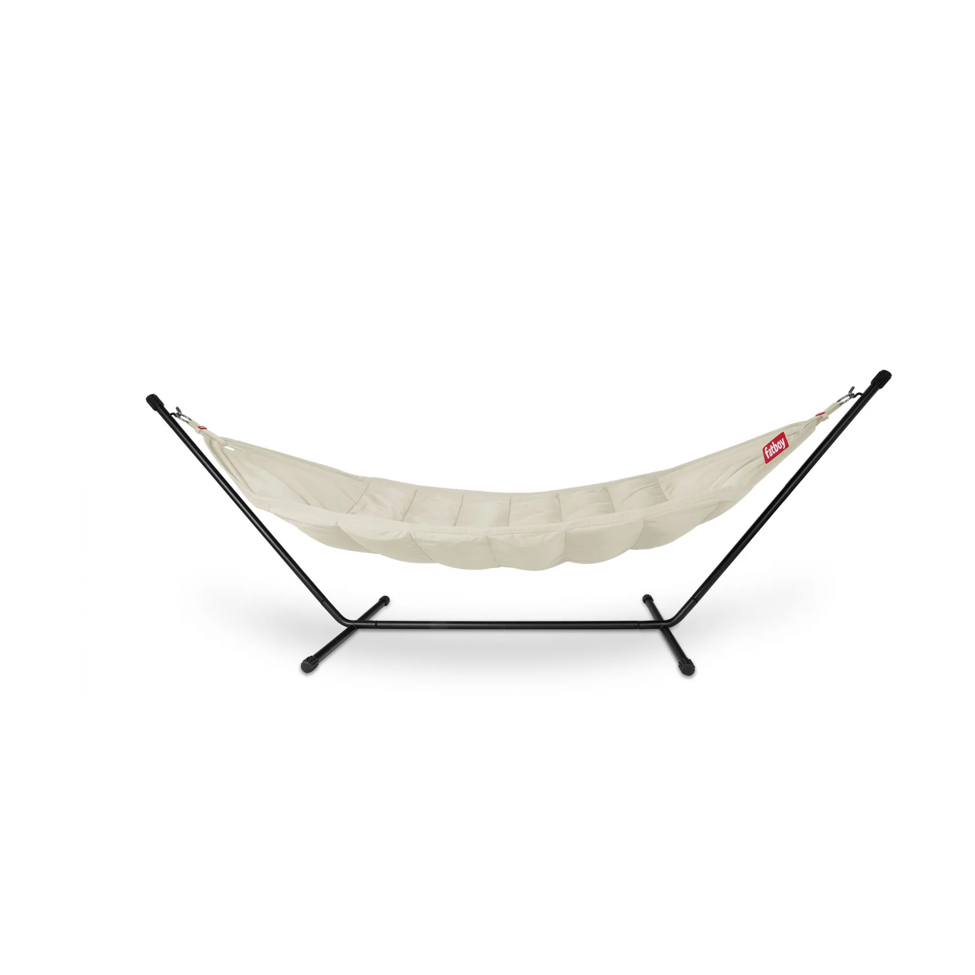 Headdemock hängmatta, Cream, inkl. ställning svart Fatboy