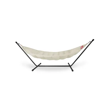 Headdemock hängmatta - Cream, inkl. ställning svart - Fatboy