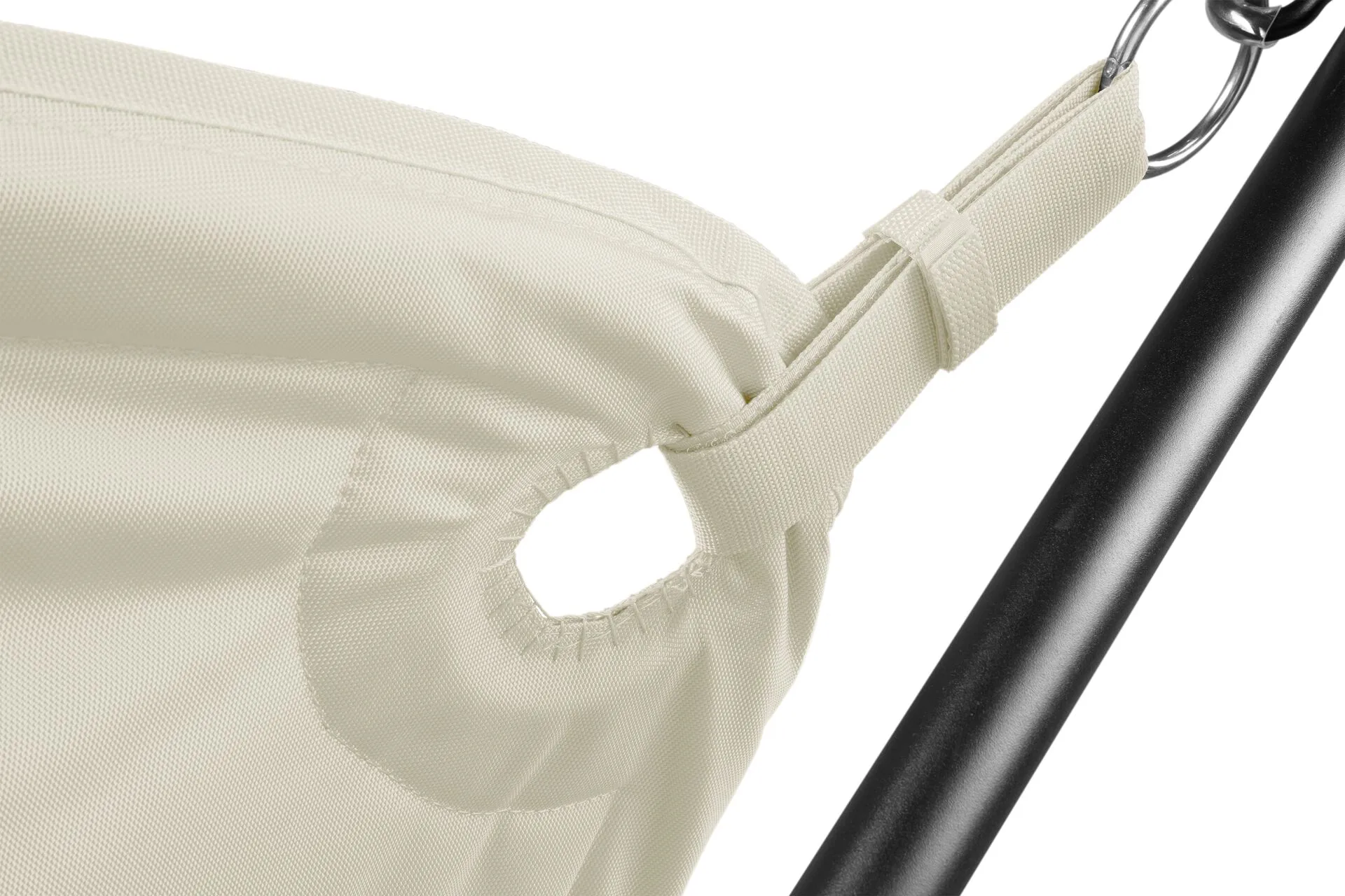 Headdemock hängmatta, Cream, inkl. ställning svart Fatboy