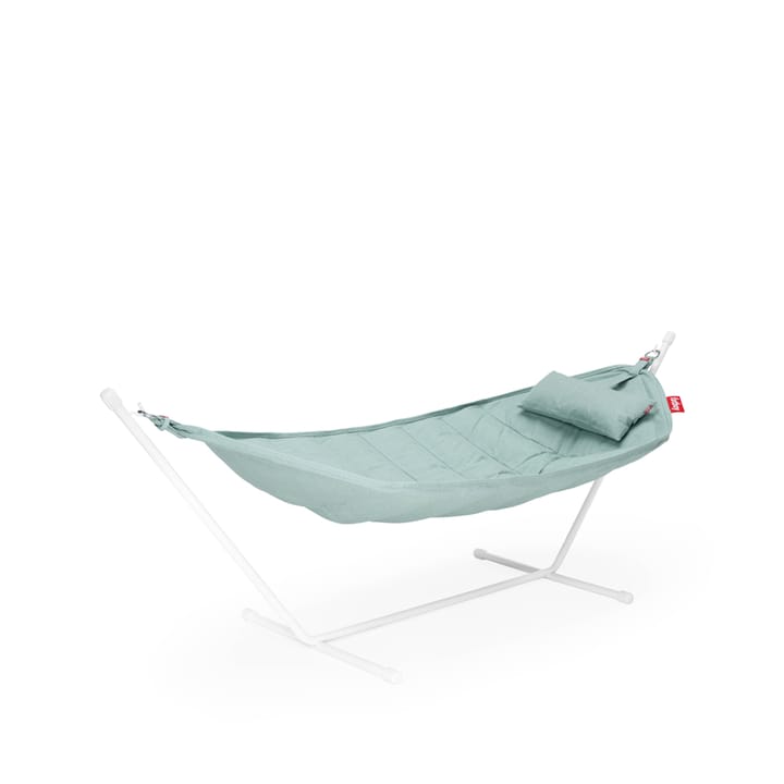 Headdemock Superb Deluxe hängmatta inkl. nackkudde och överdrag - seafoam, inkl. ställning light grey - Fatboy