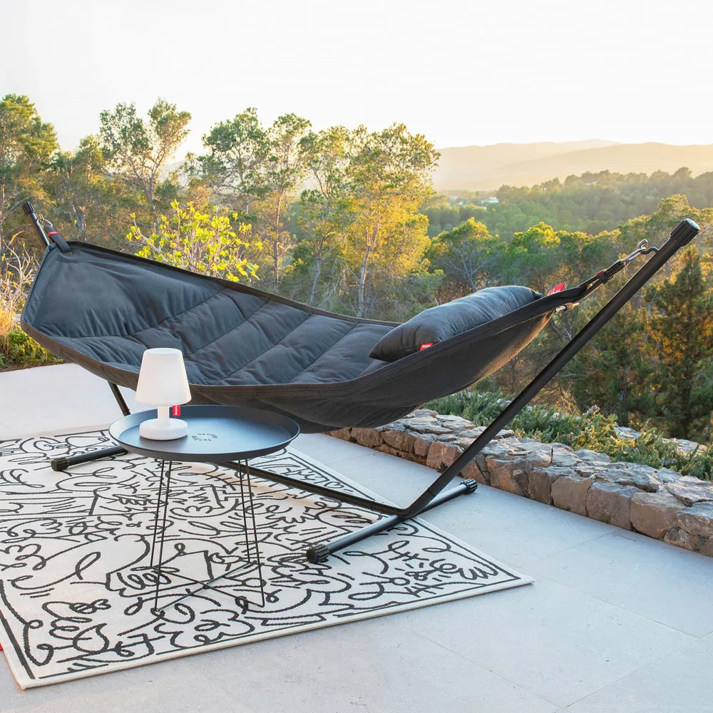 Headdemock Superb Deluxe hängmatta inkl. ställning, Mist inkl. nackkudde Fatboy