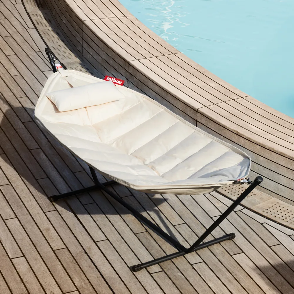 Headdemock Superb Deluxe hängmatta inkl. ställning, mist, inkl. nackkudde+cover Fatboy