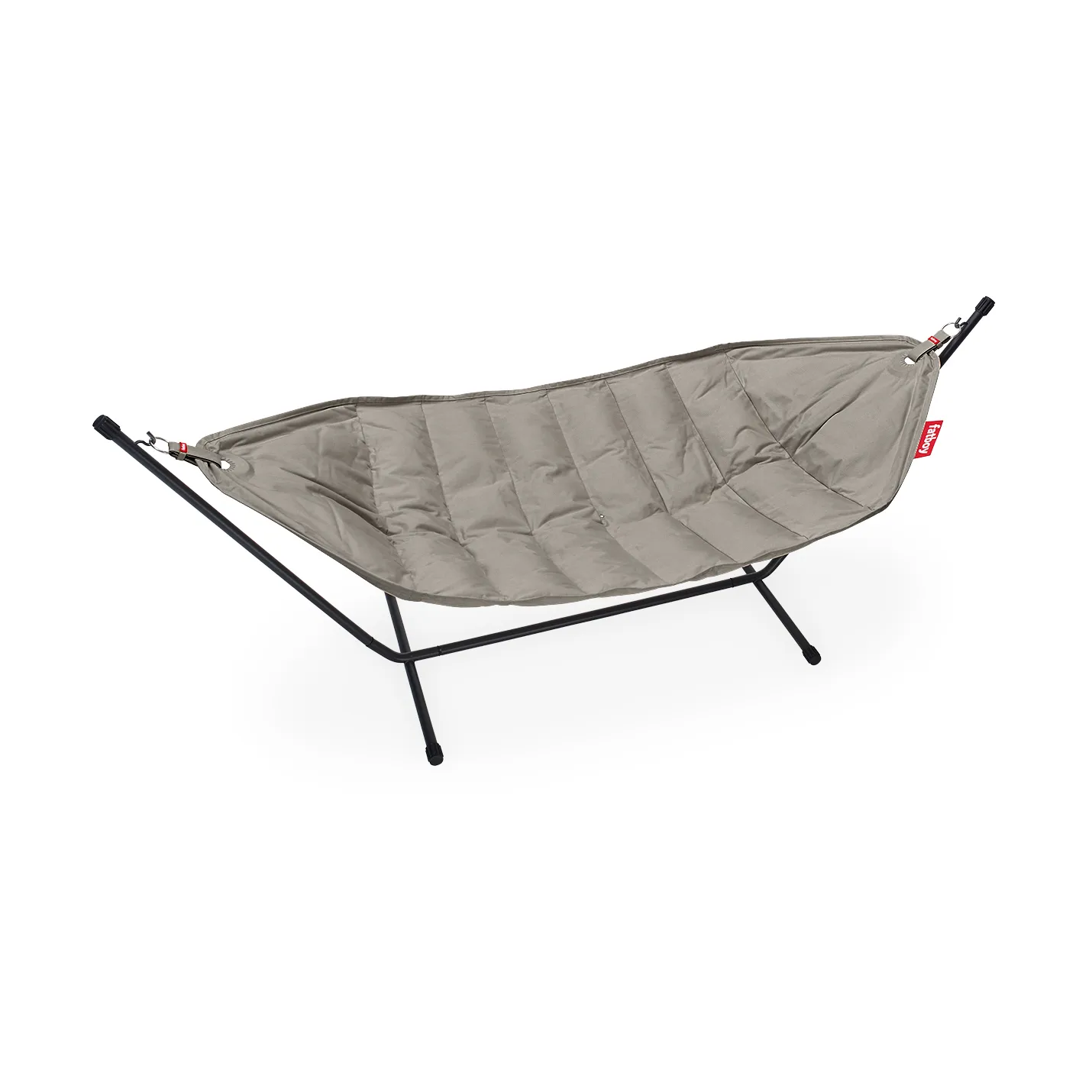 Headdemock Superb hängmatta, Grey taupe-inkl svart ställning Fatboy