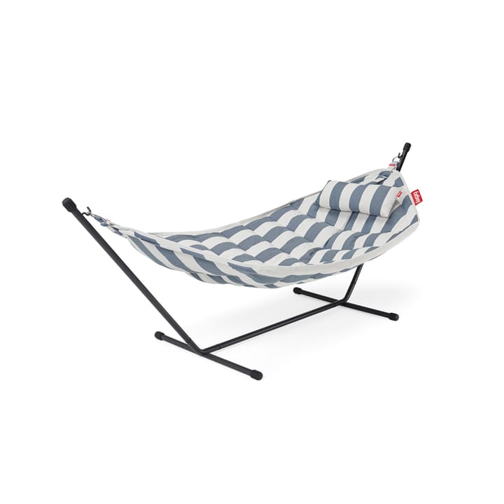 Headdemock Superb hängmatta inkl. nackkudde, ocean blue stripe inkl. ställning Fatboy