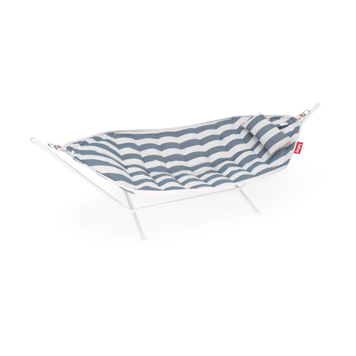 Headdemock Superb hängmatta, Ocean blue-inkl ställning light grey Fatboy