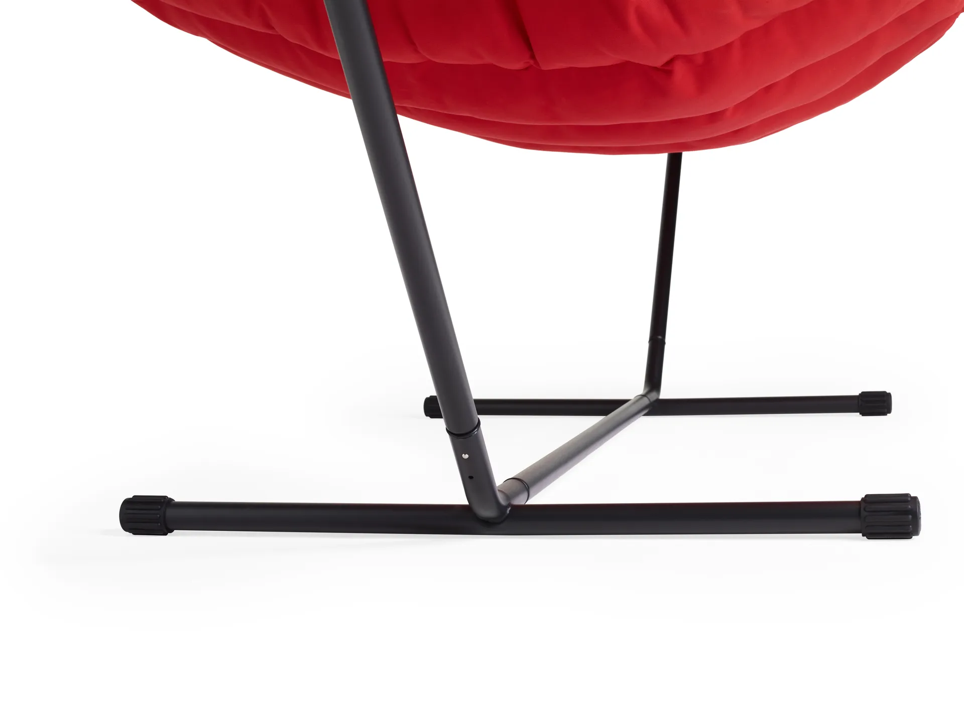 Headdemock Superb hängmatta, Red-black inkl. ställning Fatboy