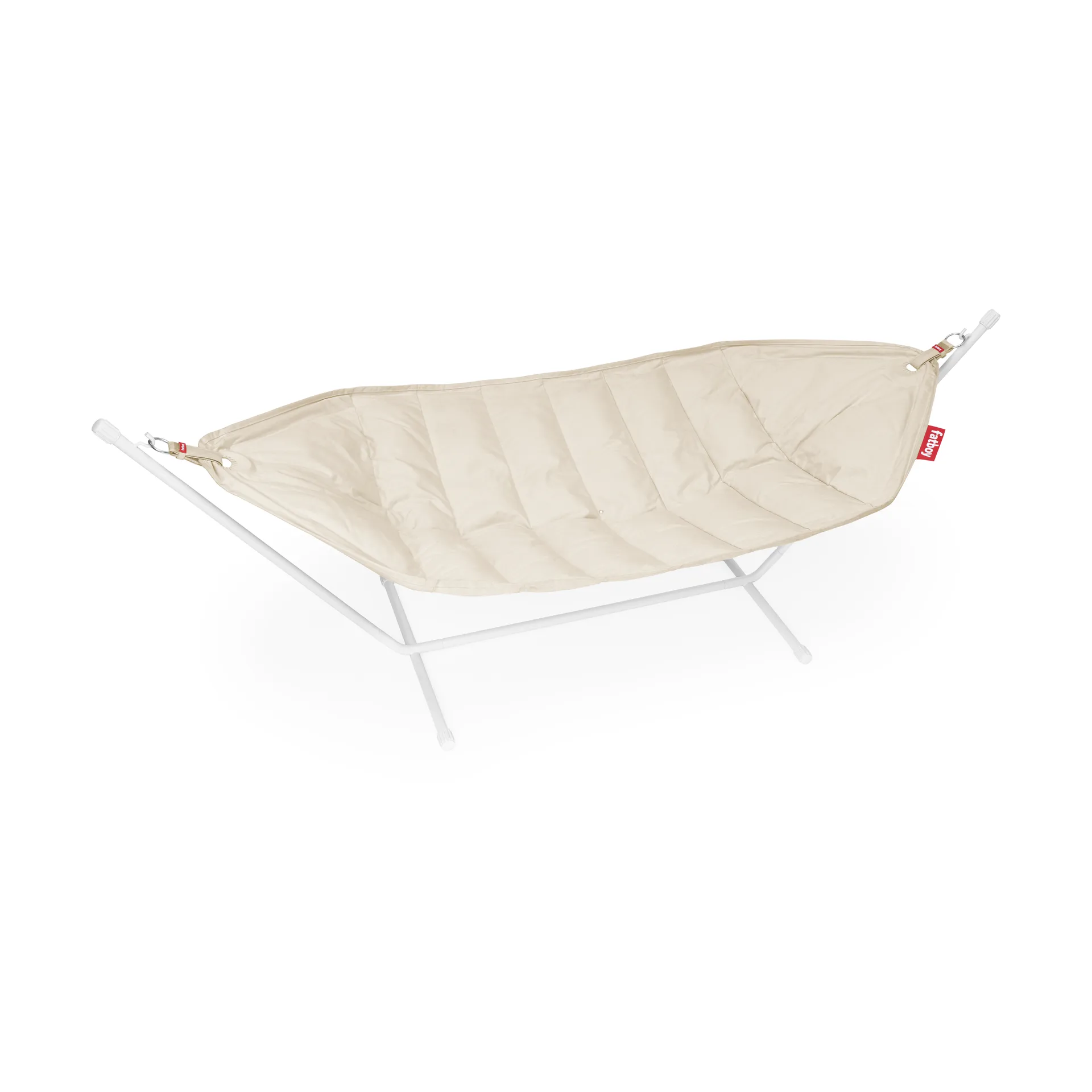 Headdemock Superb hängmatta, Sahara-inkl. ställning light grey Fatboy