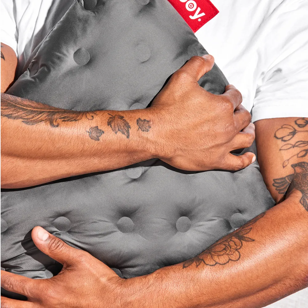 Hotspot Quadro kudde, Cool grey Fatboy