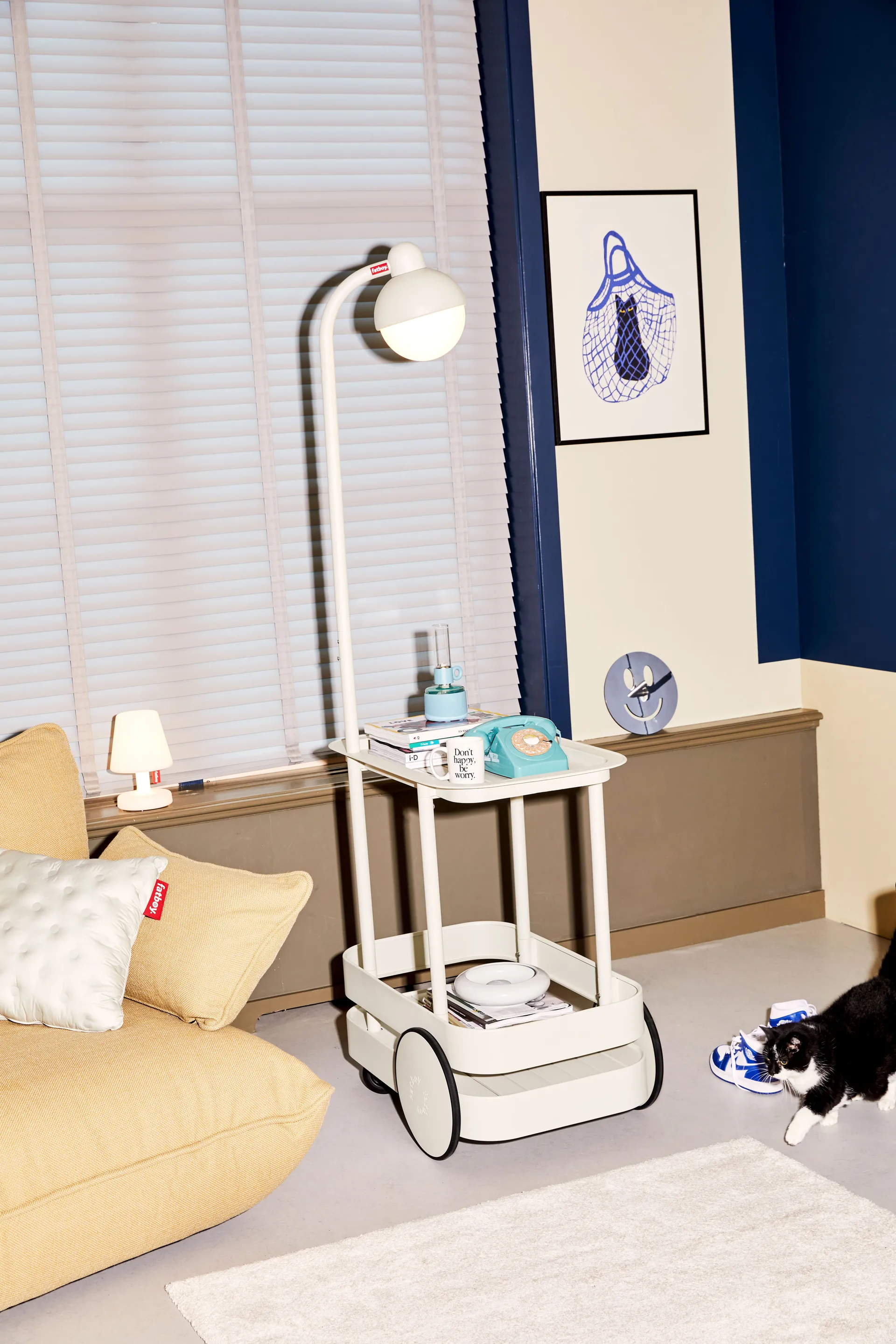 Jolly trolley barvagn, Light grey Fatboy