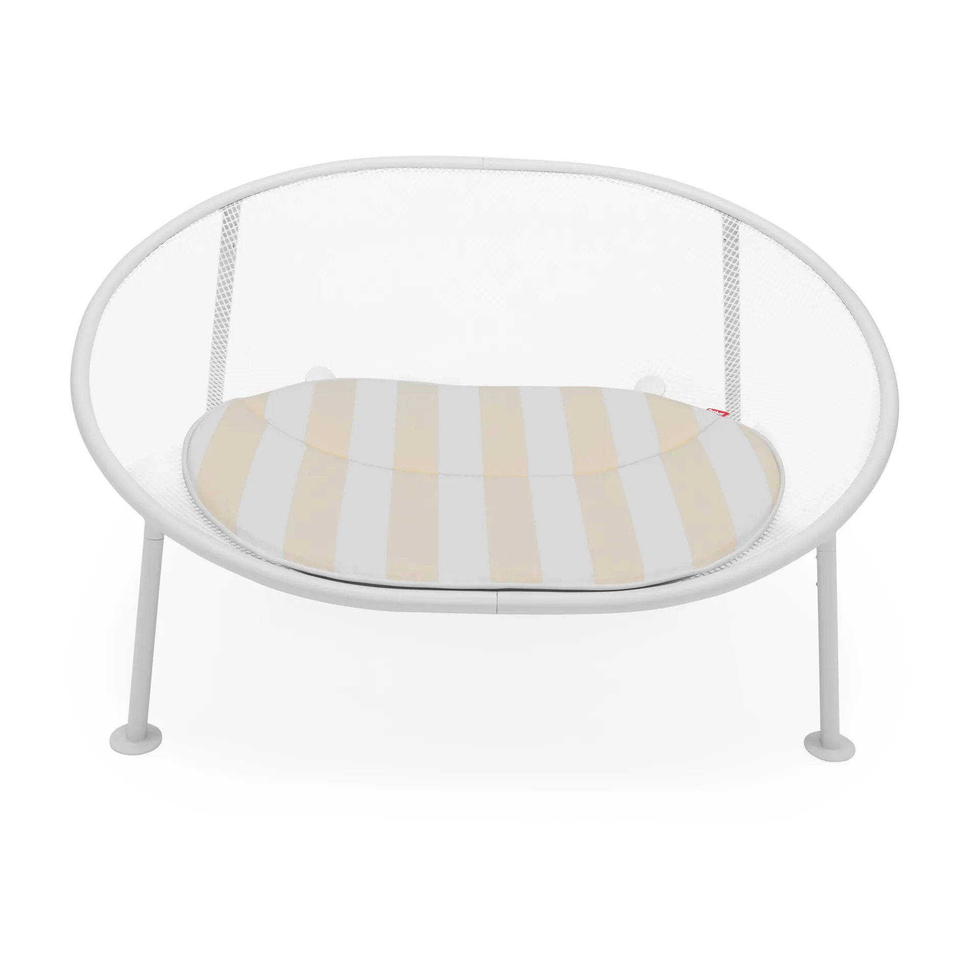 Netorious dyna, tyg stripe sandy beige Fatboy