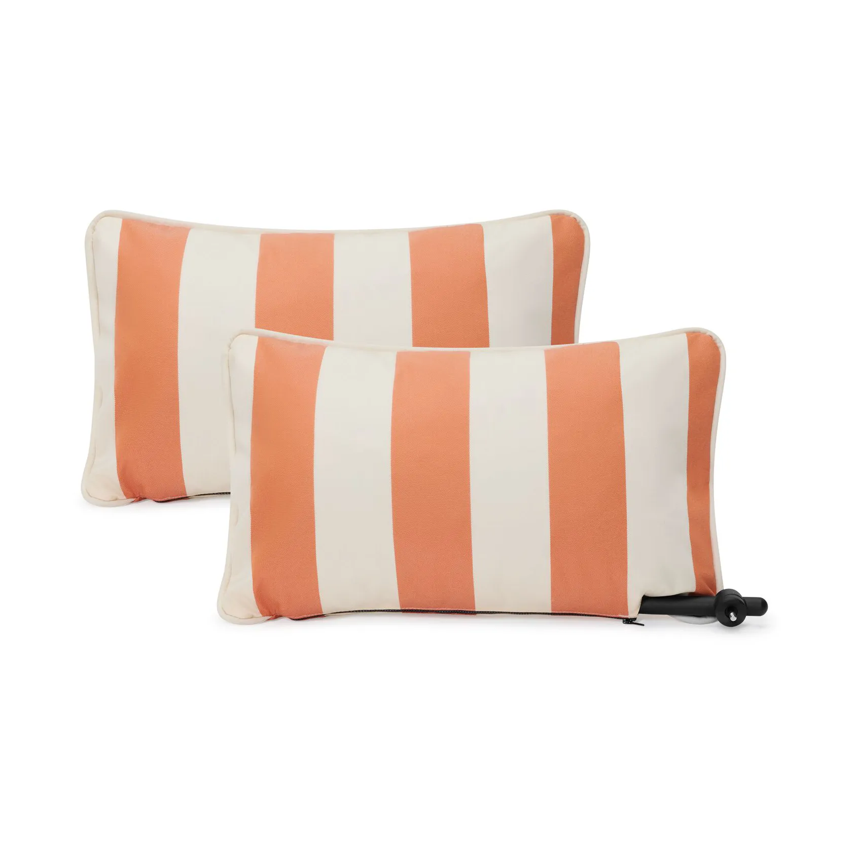Paletti armstöd set, Stripe orange creme Fatboy