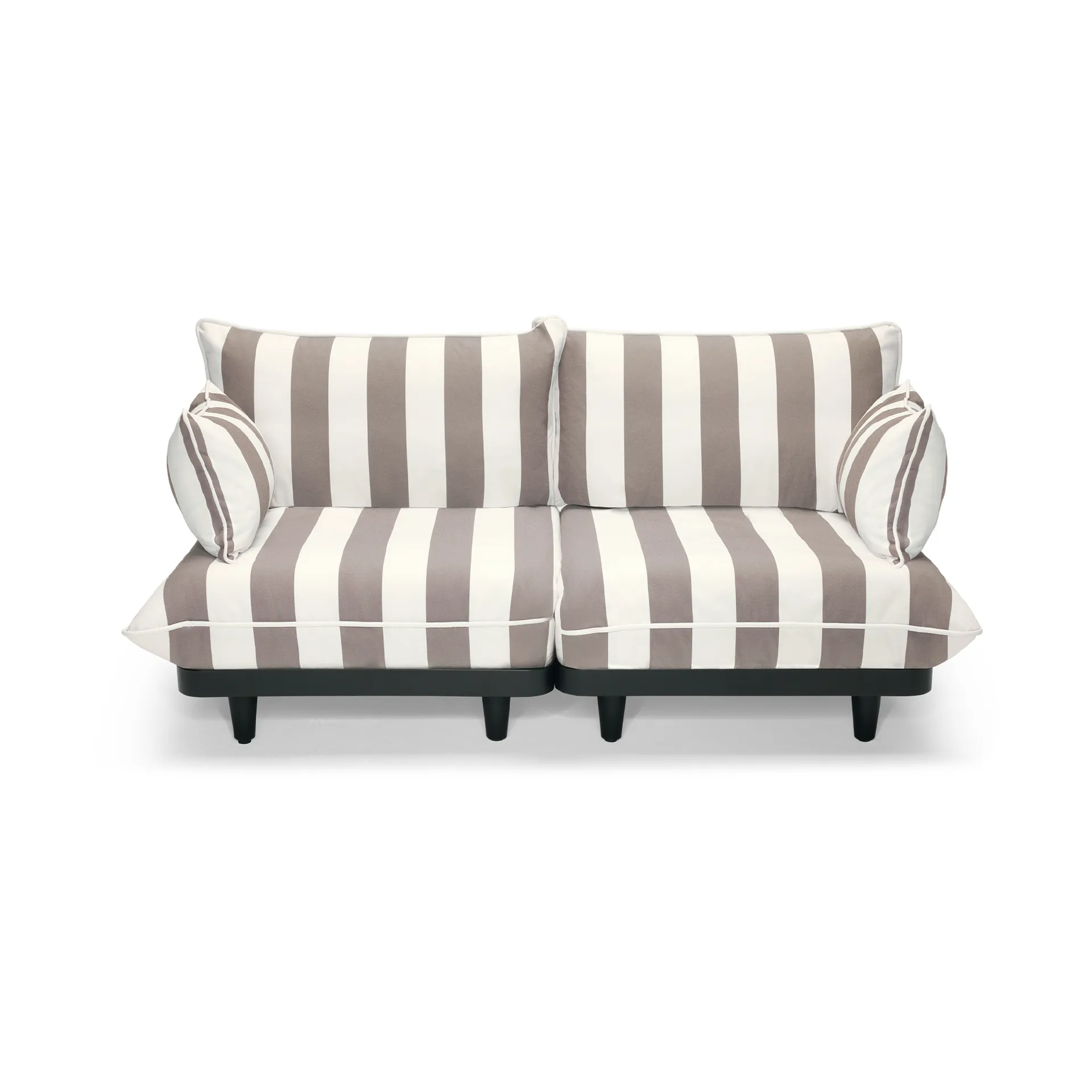 Paletti lounge soffa 3-sits, Stripe cacao Fatboy