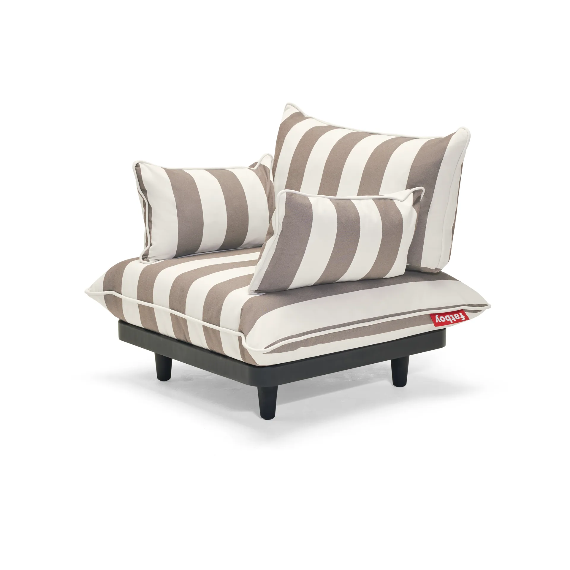 Paletti loungefåtölj, Stripe cacao Fatboy