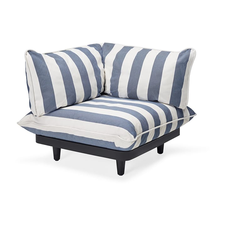 Paletti modulsoffa - Hörn höger-stripe ocean blue - Fatboy