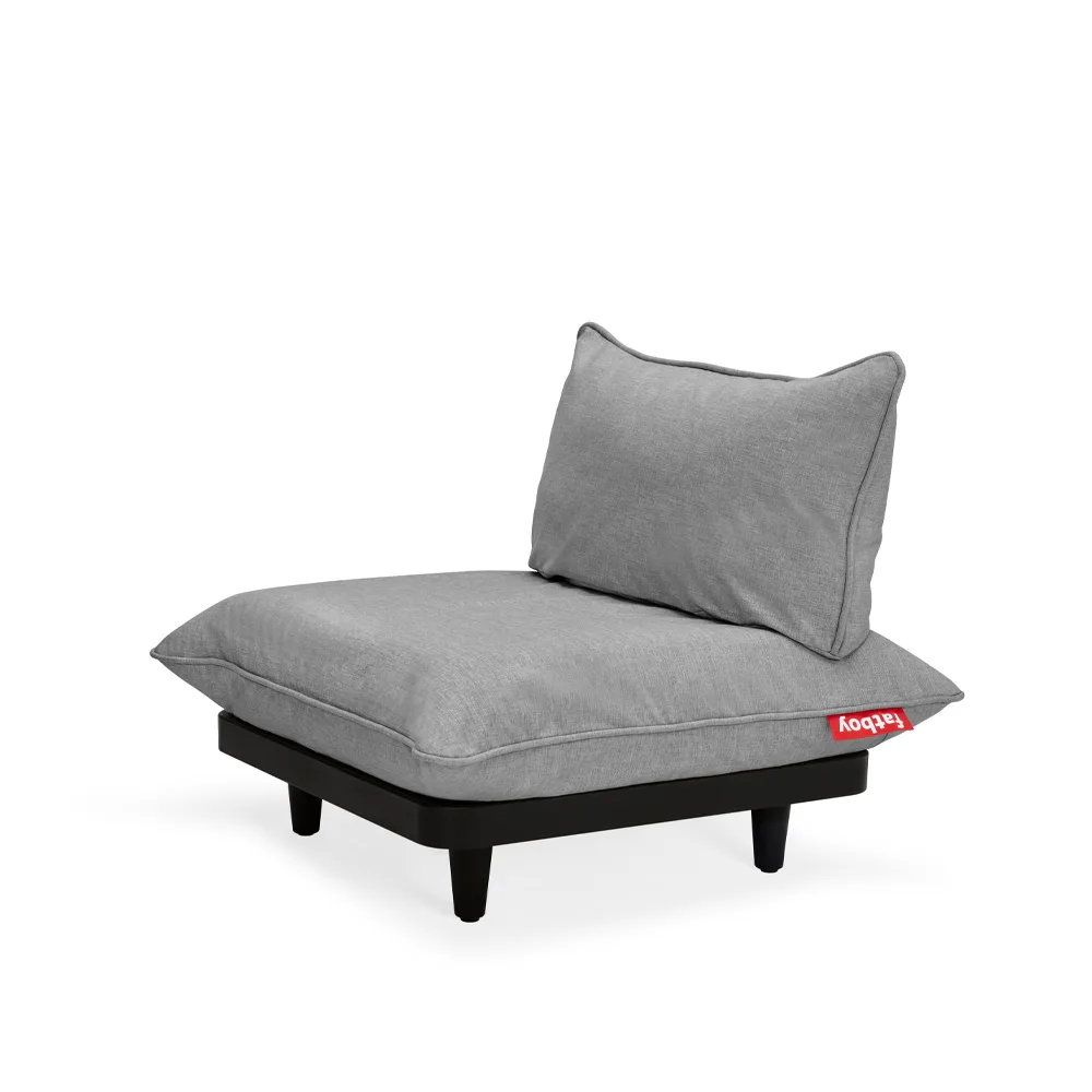 Paletti modulsoffa, rock grey, mittdel Fatboy