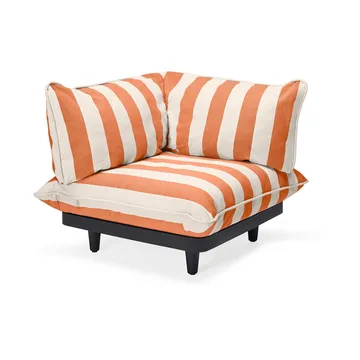 Paletti modulsoffa - Stripe orange creme, hörn höger - Fatboy