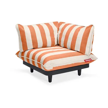 Paletti modulsoffa - Stripe orange creme, hörn vänster - Fatboy